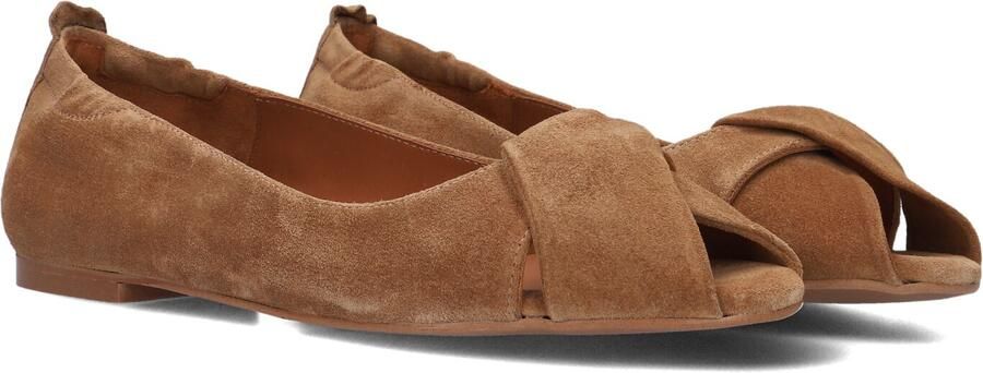 BILLI BI Ballerina Dames A9410 Maat: 41 Materiaal: Suède Kleur: Camel