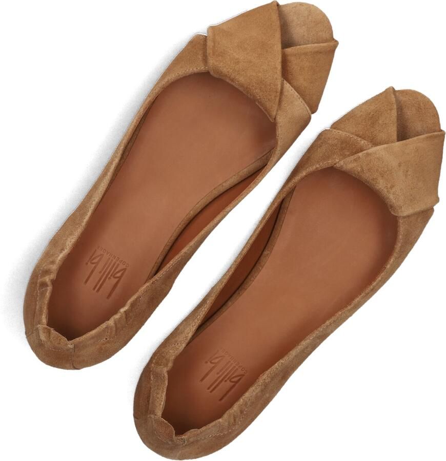 BILLI BI Ballerina Dames A9410 Maat: 39 Materiaal: Suède Kleur: Camel - Foto 2