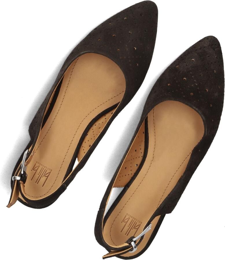 BILLI BI Slingbacks Dames A9414 Maat: 38 Materiaal: Suède Kleur: Bruin - Foto 2
