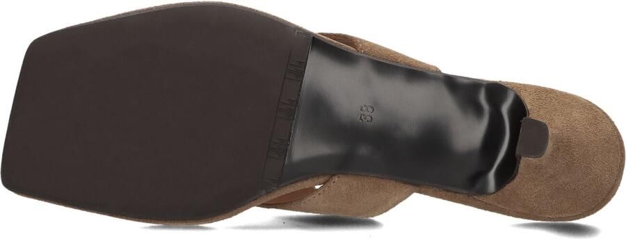 BILLI BI Teenslippers Dames A9627 Maat: 42 Materiaal: Suède Kleur: Taupe - Foto 3