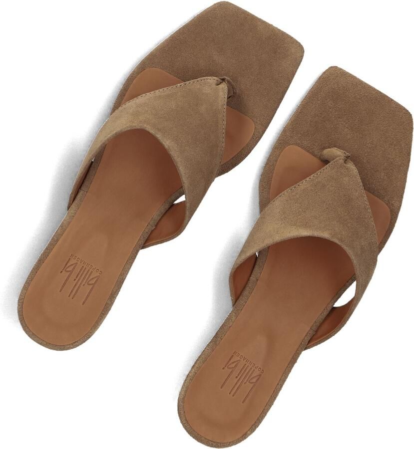 BILLI BI Teenslippers Dames A9627 Maat: 42 Materiaal: Suède Kleur: Taupe - Foto 2