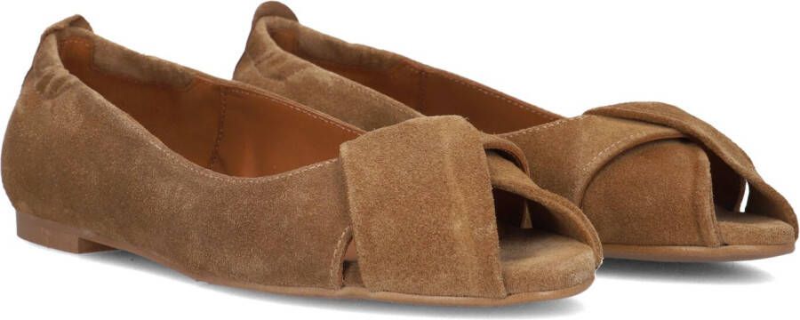 BILLI BI Ballerina Dames A7985 Maat: 40 Materiaal: Suède Kleur: Bruin