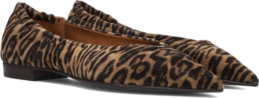 BILLI BI Ballerina Dames A8024 Maat: 40 Materiaal: Suède Kleur: Bruin