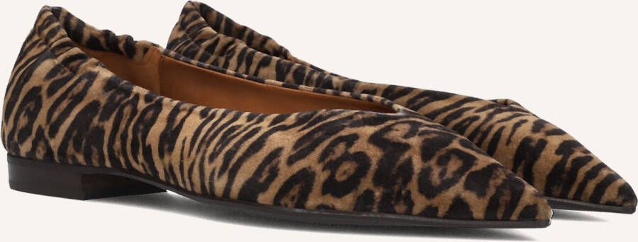 BILLI BI Ballerina Dames A8024 Maat: 39 Materiaal: Suède Kleur: Bruin