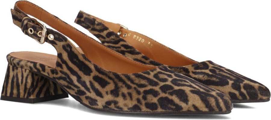 BILLI BI Slingbacks Dames A8320 Maat: 40 Materiaal: Suède Kleur: Bruin