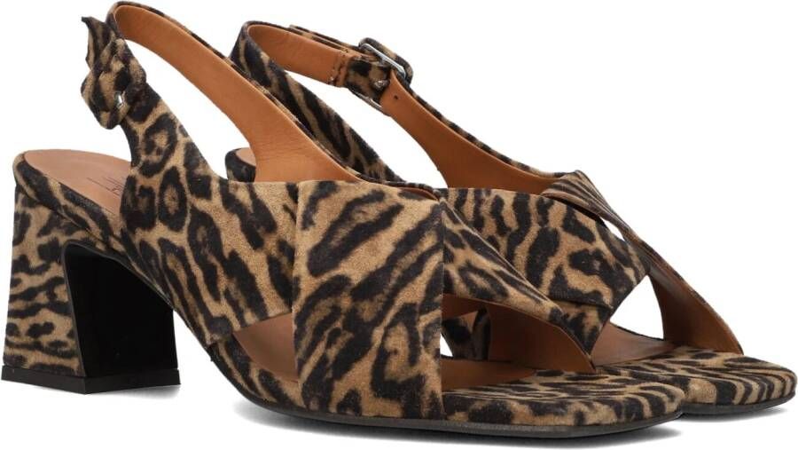 BILLI BI Slingbacks Dames A8378 Maat: 38 Materiaal: Suède Kleur: Bruin