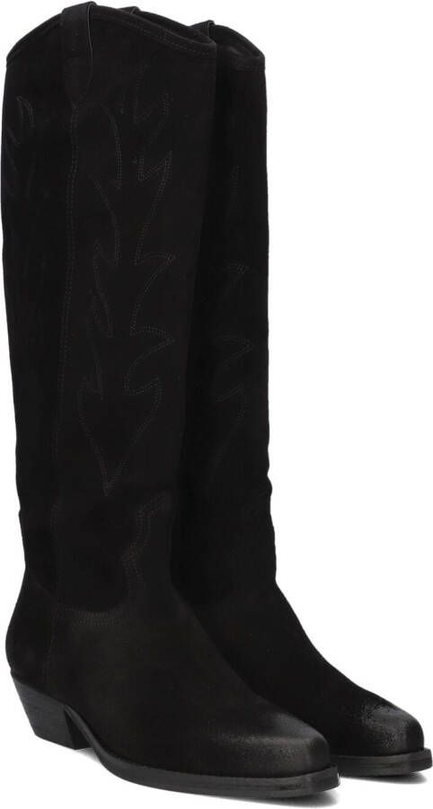 BILLI BI Cowboylaarzen Dames A7168 Maat: 41 Materiaal: Suède Kleur: Zwart