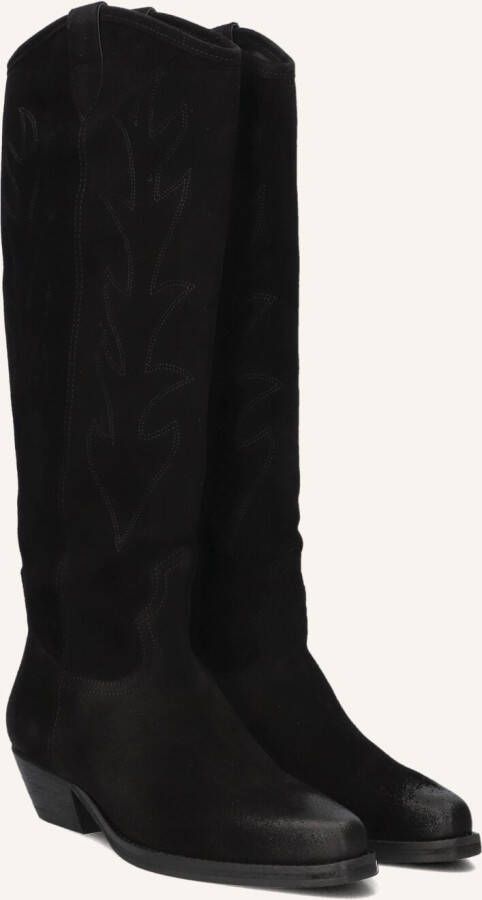 BILLI BI Cowboylaarzen Dames A7168 Maat: 36 Materiaal: Suède Kleur: Zwart