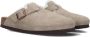 BIRKENSTOCK Beige Instappers Boston - Thumbnail 1