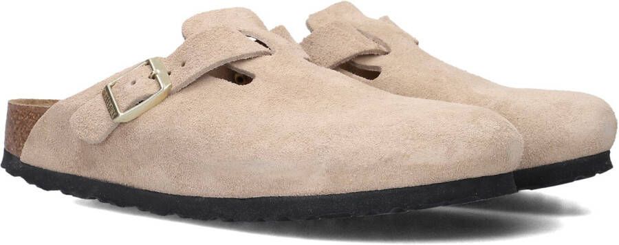 BIRKENSTOCK Instappers Dames Boston Bs Maat: 37 Materiaal: Suède Kleur: Beige