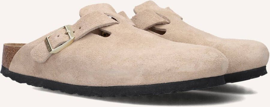 BIRKENSTOCK Instappers Dames Boston Bs Maat: 35 Materiaal: Suède Kleur: Beige