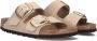BIRKENSTOCK Slippers Dames Arizona Big Buckle Maat: 39 Materiaal: Nubuck Kleur: Beige - Thumbnail 1