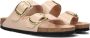 Birkenstock Beige Leren Sandalen met Verstelbare Gespen Beige Dames - Thumbnail 1