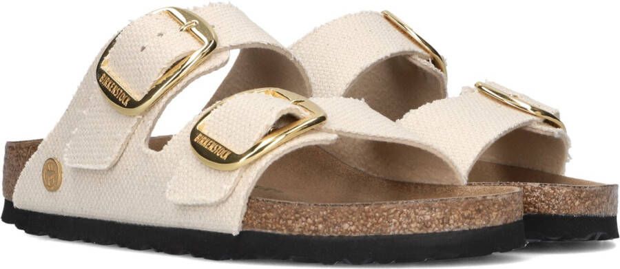 BIRKENSTOCK Slippers Dames Arizona Big Buckle Dames Maat: 42 Materiaal: Textiel Kleur: Beige