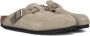BIRKENSTOCK Instappers Dames Boston Braided Maat: 38 Materiaal: Suède Kleur: Zand - Thumbnail 1