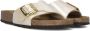 BIRKENSTOCK Slippers Dames Catalina Cushion Buckle Maat: 43 Materiaal: Leatherlook Kleur: Beige - Thumbnail 1