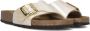 BIRKENSTOCK Slippers Dames Catalina Cushion Buckle Maat: 36 Materiaal: Leatherlook Kleur: Beige - Thumbnail 1