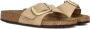BIRKENSTOCK Slippers Dames Madrid Big Buckle Dames Maat: 43 Materiaal: Suède Kleur: Zand - Thumbnail 1