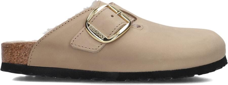 BIRKENSTOCK Instappers Dames Boston Big Buckle Maat: 37 Materiaal: Nubuck Kleur: Beige - Foto 4
