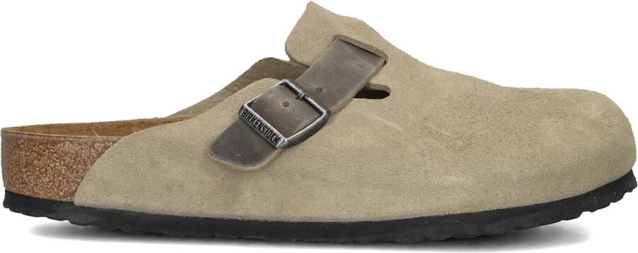 BIRKENSTOCK Instappers Heren Boston Bs Mixed H Maat: 43 Materiaal: Suède Kleur: Beige - Foto 4