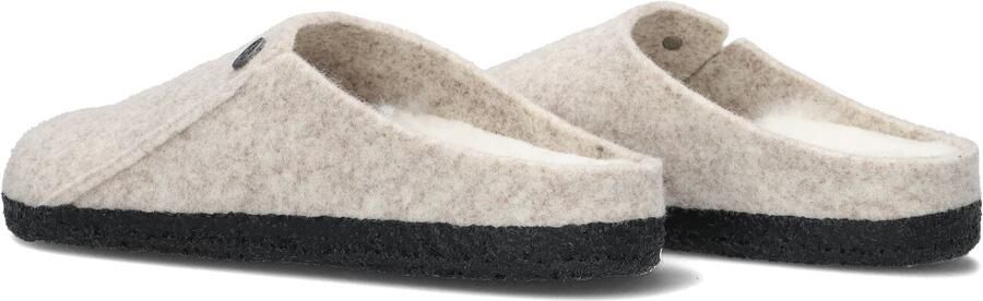 Birkenstock Zermatt Shearling Felt Eggnog Narrow Sandalen Beige Man - Foto 5