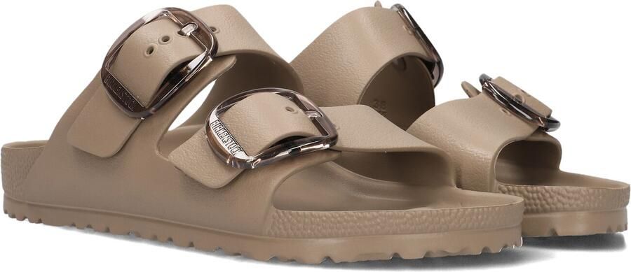BIRKENSTOCK Badslippers Dames Arizona Big Buckle Eva Maat: 39 Materiaal: Rubber Kleur: Beige