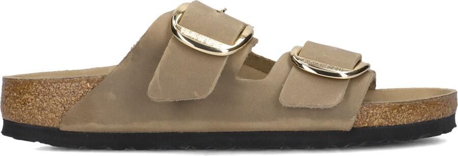 BIRKENSTOCK Slippers Dames Arizona Big Buckle Maat: 38 Materiaal: Nubuck Kleur: Beige - Foto 5