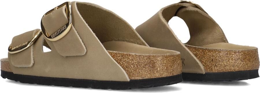 BIRKENSTOCK Slippers Dames Arizona Big Buckle Maat: 38 Materiaal: Nubuck Kleur: Beige - Foto 4
