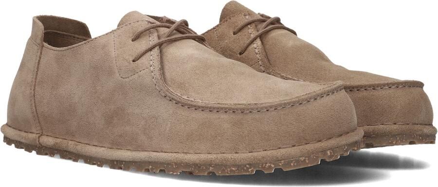 BIRKENSTOCK Veterschoenen Heren Utti Lace M Maat: 40 Materiaal: Suède Kleur: Beige