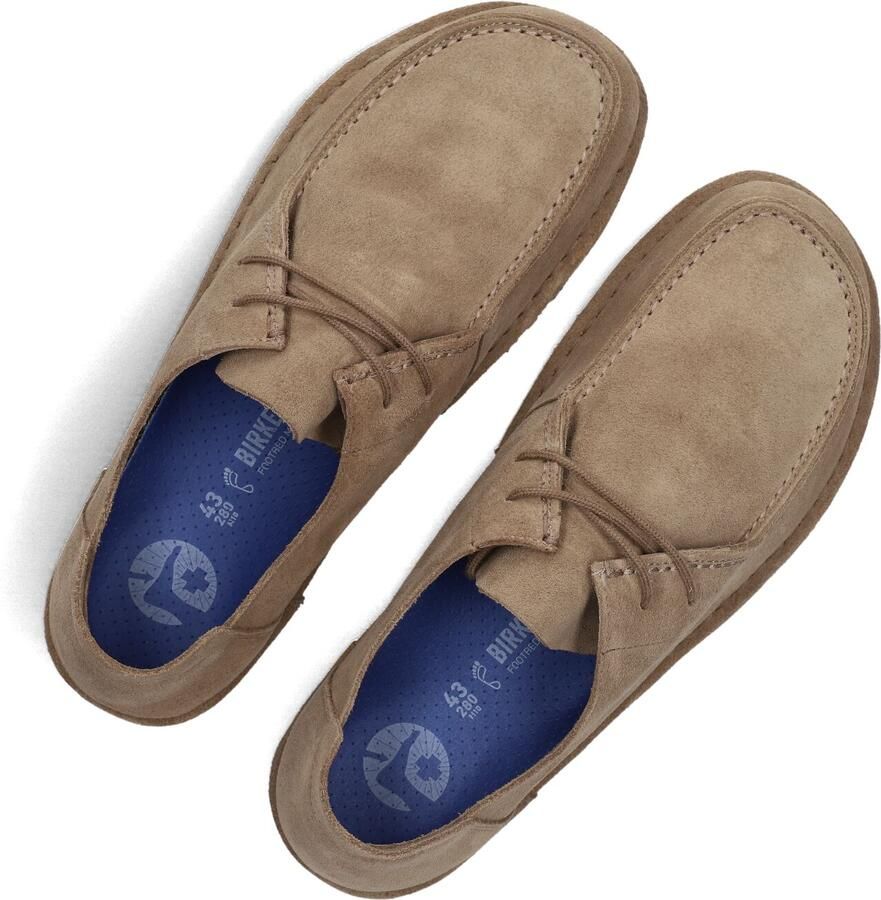 BIRKENSTOCK Veterschoenen Heren Utti Lace M Maat: 41 Materiaal: Suède Kleur: Beige - Foto 2