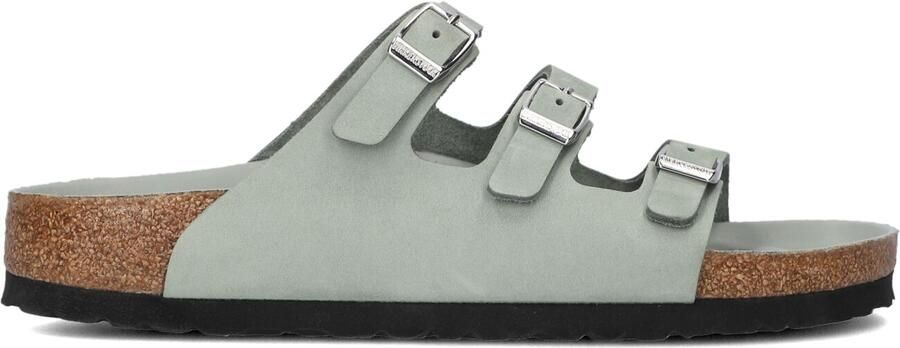 BIRKENSTOCK Badslippers Dames Florida Maat: 42 Materiaal: Nubuck Kleur: Blauw - Foto 4