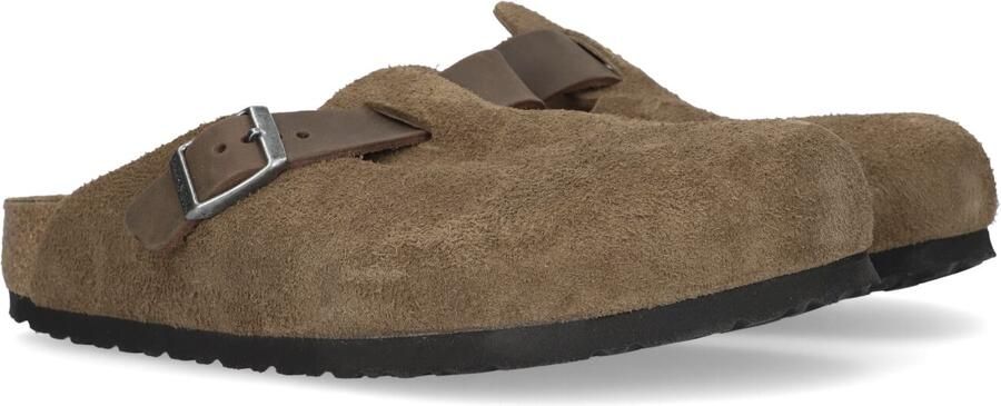 BIRKENSTOCK Instappers Heren Boston Bs Mixed H Maat: 39 Materiaal: Suède Kleur: Bruin