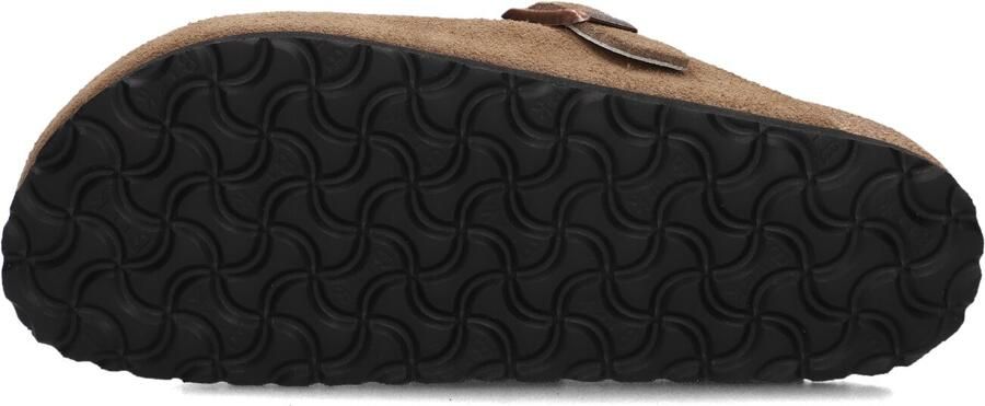 BIRKENSTOCK Instappers Dames Boston Shear Sue Suède Camel - Foto 3