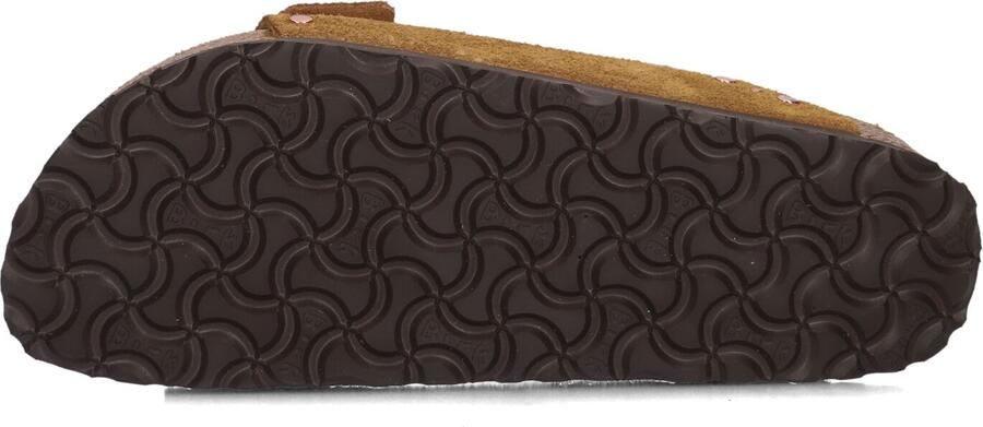 BIRKENSTOCK Teenslippers Dames Arizona Rivet Border Maat: 40 Materiaal: Suède Kleur: Camel - Foto 3