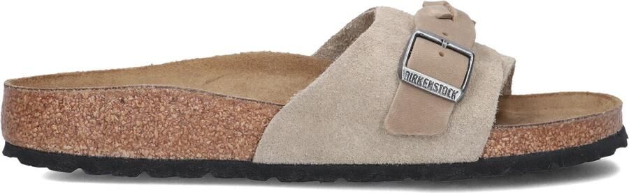 BIRKENSTOCK Slippers Oita Braided Maat: 40 Materiaal: Suède Kleur: Taupe - Foto 4