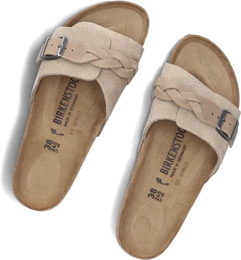 BIRKENSTOCK Slippers Oita Braided Maat: 40 Materiaal: Suède Kleur: Taupe - Foto 2