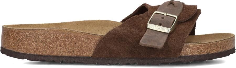 BIRKENSTOCK Slippers Dames Oita Braided Maat: 40 Materiaal: Suède Kleur: Bruin - Foto 5