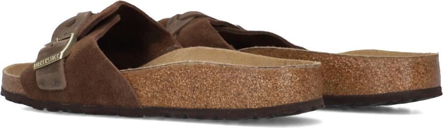 BIRKENSTOCK Slippers Dames Oita Braided Maat: 40 Materiaal: Suède Kleur: Bruin - Foto 4