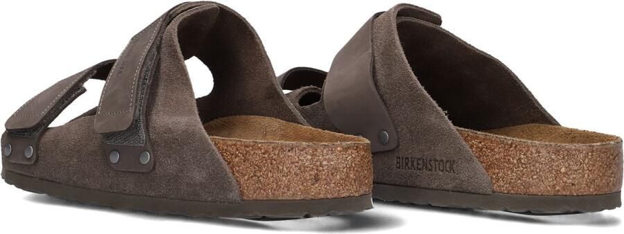 BIRKENSTOCK Slippers Heren Uji Maat: 43 Materiaal: Suède Kleur: Bruin - Foto 5