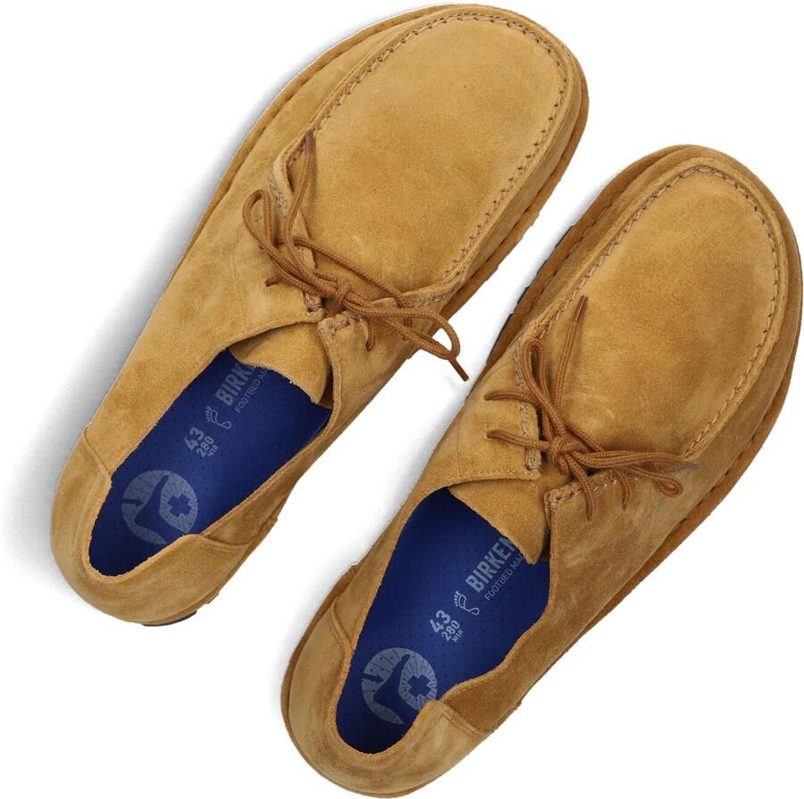 BIRKENSTOCK Veterschoenen Heren Utti Lace M Maat: 41 Materiaal: Suède Kleur: Camel - Foto 2