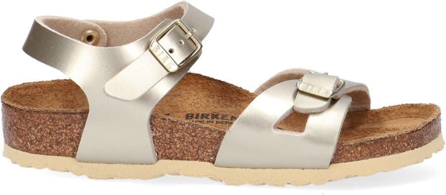 Birkenstock Rio Kids Sandalen Electric Metallic Gold Narrow fit | Goud | Imitatieleer - Foto 4