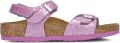 Birkenstock Kid's Rio AS Birko-Flor Cosmic Sparkle Sandalen Narrow roze bruin - Roze