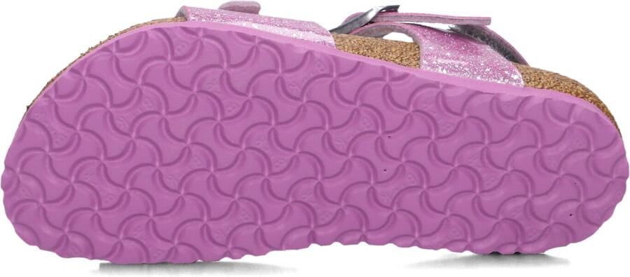 Birkenstock Kid's Rio AS Birko-Flor Cosmic Sparkle Sandalen Narrow roze - Foto 3
