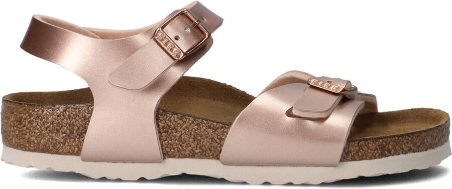 Birkenstock Rio Kids Sandalen Electric Metallic Copper Narrow fit | Goud | Imitatieleer - Foto 4