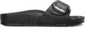 BIRKENSTOCK Slippers Dames Madrid Big Buckle Rubber Zwart - Zwart