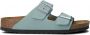 Birkenstock Arizona Slippers Faded Aqua Narrow fit | Aqua | Nubuck - Thumbnail 1