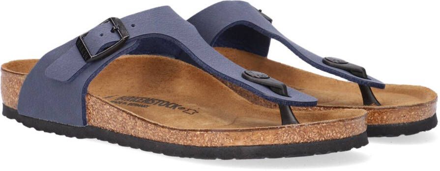 Birkenstock Blauwe Teenslippers Gizeh Kids