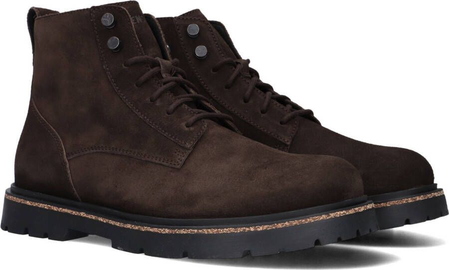 BIRKENSTOCK Veterboots Heren Highwood Lace Mid M Maat: 45 Materiaal: Suède Kleur: Bruin
