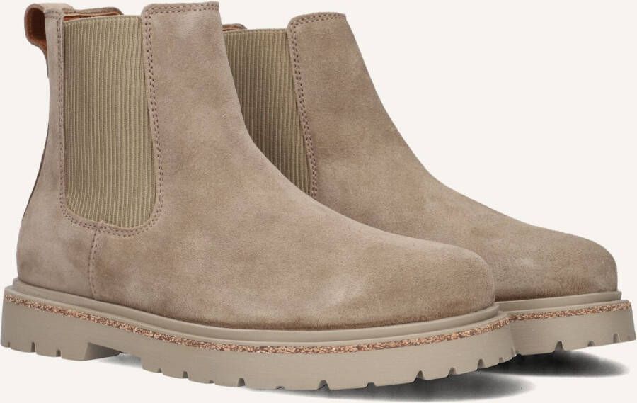 BIRKENSTOCK Chelsea Boots Dames Highwood Slip On Mid W Maat: 40 Materiaal: Suède Kleur: Taupe