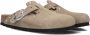 BIRKENSTOCK Instappers Dames Boston Rivet Maat: 43 Materiaal: Suède Kleur: Taupe - Thumbnail 1
